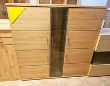 Highboard kernbuche 3-türig mit Schubkasten (gebraucht)