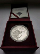 Kasachstan 2022 🇰🇿 Koshpendi Sadagy / Bogenschütze 🏹 500 Tenge, Proof, Silber