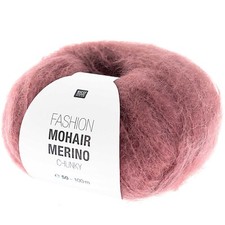 RICO FASHION MOHAIR MERINO CHUNKY Merinowille mit Mohair stricken häkeln 50g