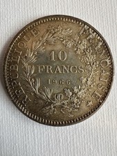 Frankreich 10 Francs 1966 Silber .900 | Hercules | République Française