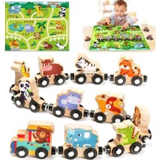 Holzspielzeug Magnet Zug