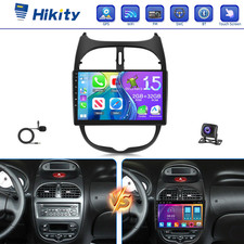 Android 15 Carplay Autoradio Für PEUGEOT CC 206 2001-2008 Citroen C2 2002-2010