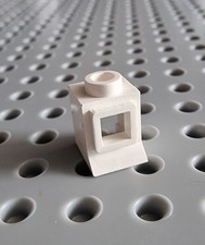 Lego Fenster Mit Scheibe Mit Fensterbank Weiß 1x1x1 Vintage 1 Stk 39 39c01 A264