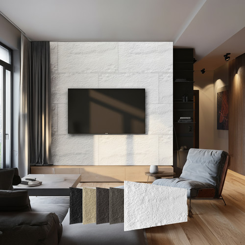 Hexim stone wandpaneele - 3d,