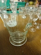 Sektkühler aus schwerem Glas