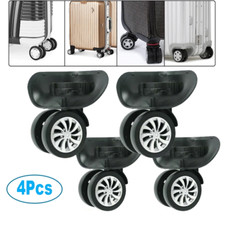 4x Universal Gepäck Räder Schwenkräder für Gepäck Koffer Räder Ersatzrollen NEU