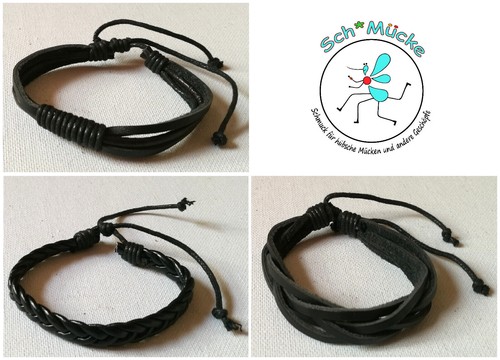 Leder armband surfer hippie - leder-armband,