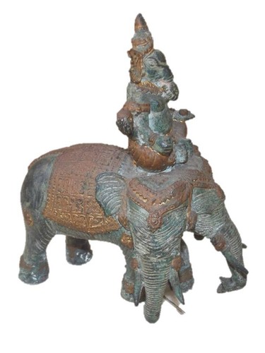 Ganesha elefant als reiter - elefant,