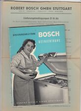 BOSCH Gefriertruhe Bedienungsanleitung Tips 1959 Fotos Einfrieren Kühltruhe