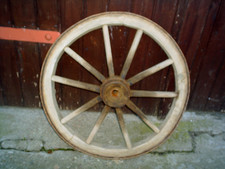 altes Rad Holz Wagenrad Ø