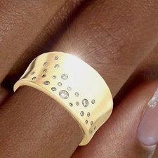 Damen Ring 585 Gold 12,4mm