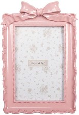 Clayre & Eef 2F1286 Fotorahmen 15x4x21 cm für 10x15 cm Fotos rosa