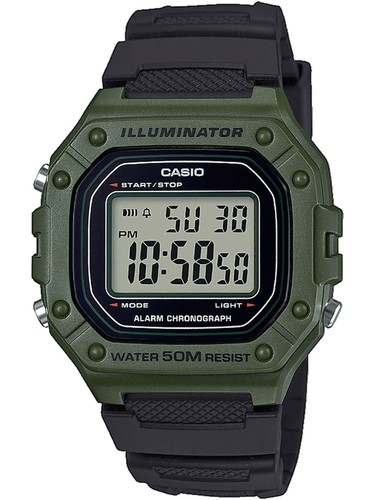 Casio 218h 3avef herrenuhr - casio, w-218h-3avef