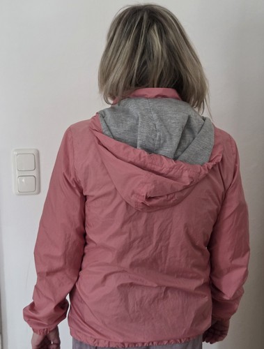 Leichte kapuzenjacke rosa - kapuzenjacke,