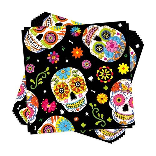 Dia los muertos servietten - los,