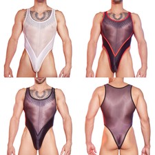 Herren Bodysuit Nachtwäsche