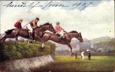 Ak Springreiten