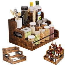 Weinregal Holz 3-Ebenen