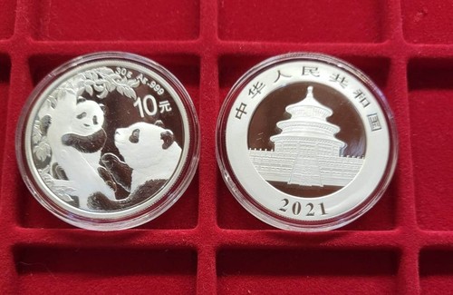 China panda 2021 - 2021, silbermünze