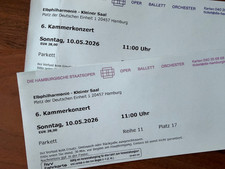 2 Karten für Elbphilharmonie