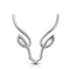 Hirsch Skizze Auto Emblem 3D