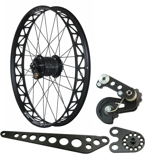 Fatbike hinterrad mit - hinterrad, rohloff