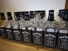 24 x LEERE Jack Daniels Flaschen Basteln Upcycling