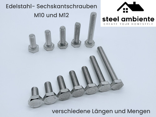Sechskantschraube m10 und m12 - sechskantschraube,
