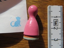 Holz Stempel Mini Katze