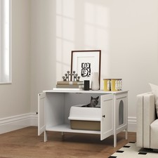 Pawhut katzenklo schrank - pawhut, katzenklo-schrank
