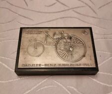 Plakette Mercedes Benz 1961 Briefbeschwerer Badge Oldtimer Autoplakette