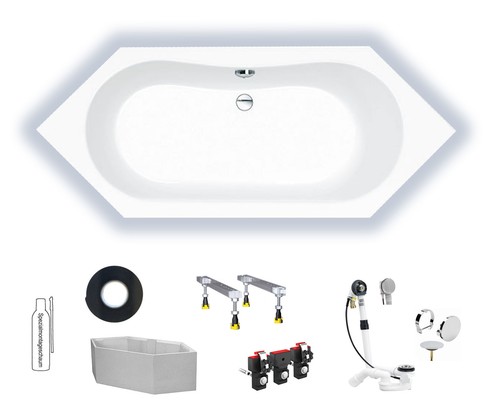 Badewanne sechseckwanne - badewanne,