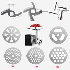 Edelstahl Messer Lochscheiben Kreuzmesser Fleischwolf Befestigung Ersatzteile'