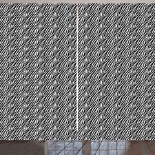 Zebra Druck Rustikale Gardine