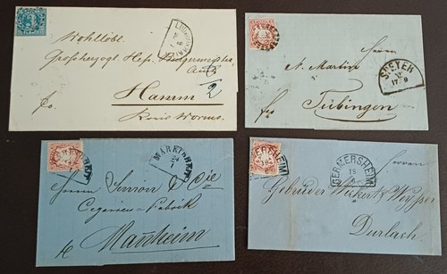 Vier alte briefe königreich - briefe,