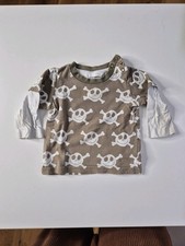 Tshirt 62 H&M Totenkopf Halloween St Pauli Süß Beetlejuice