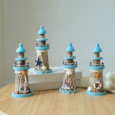 Leuchtturm-Ornament aus Holz