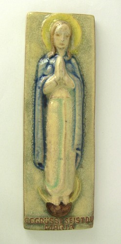 Majolika wandbild relief - wandbild,,