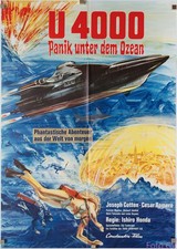 Plakat U 4000 Panik unter dem Ozean/Latitude Zero 1969 Ishiro Honda, J. Cotten
