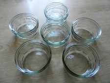 6 DDR Kompottschalen Dessertschüssel Nachtisch aus Glas Top Zustand