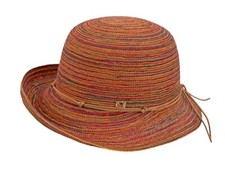 Leichter Sonnen/Strandhut multicolor stripe von Balke -Faltbar- gute Farbauswahl