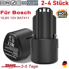 2x 4,0 Ah Lithium Akku für Bosch 10,8V 12V BAT411 BAT411A BAT412A GBA GSR GDR DE