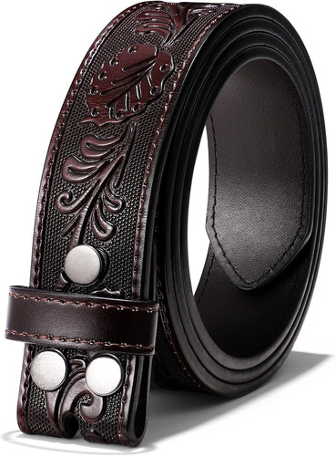 Herren western leder gürtel - leder,