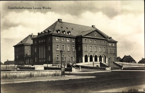 Leuna der saale - ak,