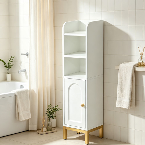 Schmaler badezimmerschrank - schmaler,
