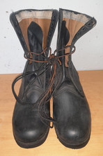 US Army Black All Leather Combat Boots Mc Rae Footwear 8,5   1984  Reforger  NOS