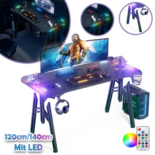 Led gaming tisch - tisch, bürotisch