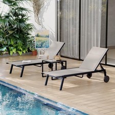 3tlg Terrassen-Lounge-Set