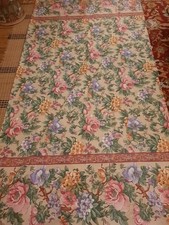 Tagesdecke Sofaüberwurf Dekostoff Floral 260x275cm Neu
