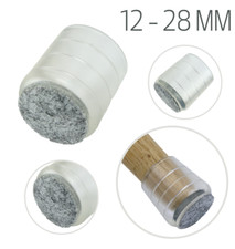 16x Fußkappen mit Filz